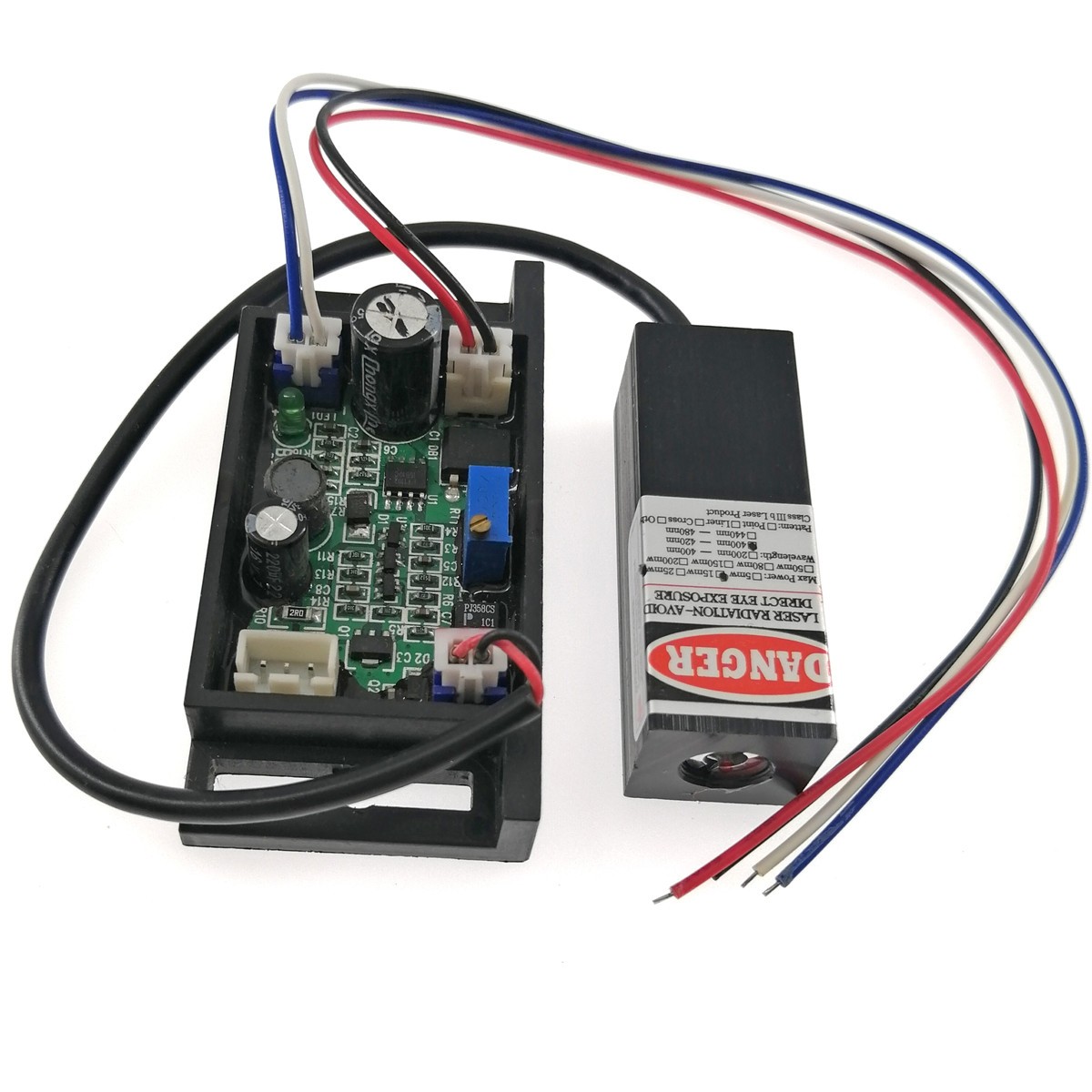 1853 405nm 10mW 50mW синий фиолетовый точечный лазерный модуль