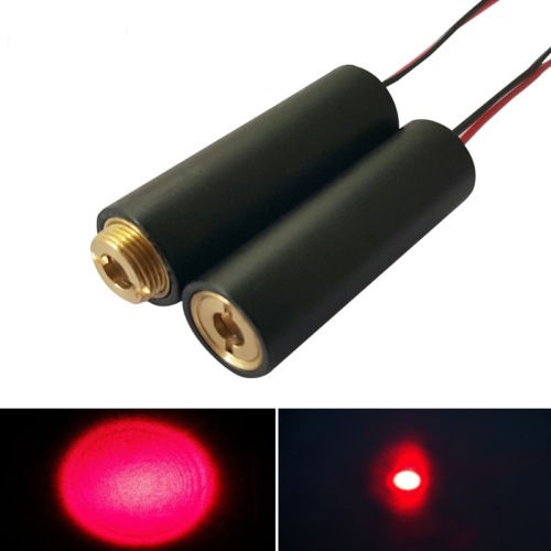 5pcs 10*30mm 650nm 5mW красная точка фокусируемый лазерный модуль