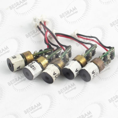 5pcs 8*14mm 650nm 1mW красный лазерный модуль EU Standard HLM0812-650-1.0-3.2