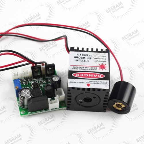 650nm 80mW красный + 532nm 20mw зеленый лазерный модуль TTL