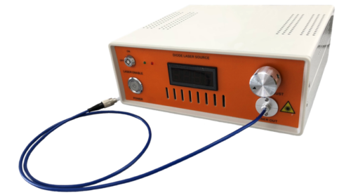 405 нм 15 мВт одномодовая лазерная система с оптоволоконным соединением