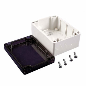 1554F2GYSL (КОРОБКА PLSTC СЕРАЯ/SM 4.72'LX3.54'W)