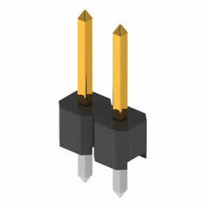 2302-6111-ТГ (CONN HEADER 2POS STR .230' GOLD)