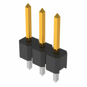 2303-6111-ТГ (CONN HEADER 3POS STR .230' GOLD)