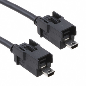 111014-5000 (CBL USCAR MINI USB B ЧЕРНЫЙ 500MM)