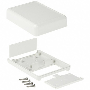 1593PGY (КОРОБКА АБС-СЕРЫЙ 3.62'L X 2.62'W)