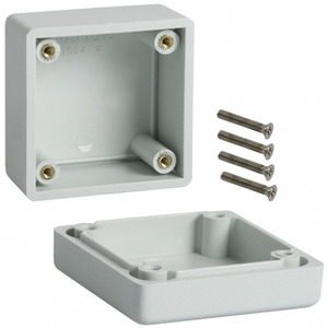 1594AGY (КОРОБКА АБС-СЕРЫЙ 2.21'L X 2.21'W)