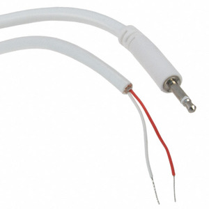 10-00334 (CBL ASSY 2.5MM SLIM 6' МОНО БЕЛЫЙ)