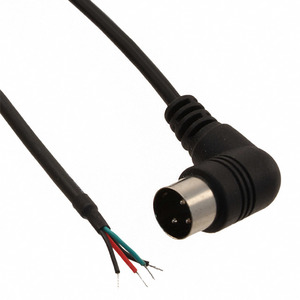 10-00525 (CBL ASSY DIN MALE 6' R/A 3POS)