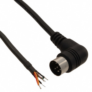 10-00528 (CBL ASSY DIN MALE 6' R/A 6POS)