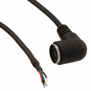 10-00533 (CBL ASSY DIN FEMALE 6' R/A 4POS)