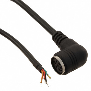 10-00535 (CBL ASSY DIN FEMALE 6' R/A 6POS)