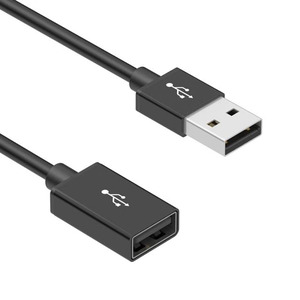 10-02329 (CBL USB A PLUG-A RCPT 2M ЧЕРНЫЙ)