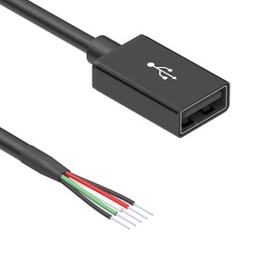 10-02337 (CBL USB A RCPT 2M ЧЕР)