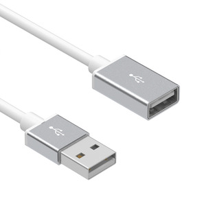 10-02347 (CBL USB A PLUG-A RCPT 2M БЕЛЫЙ)