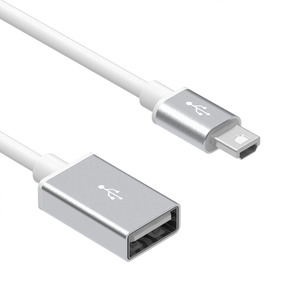 10-02356 (CBL USB A RCPT-MNI A ВИЛКА 1M БЕЛАЯ)