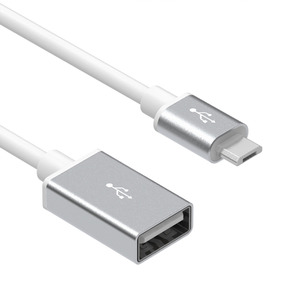 10-02359 (CBL USB A RCPT-MCR B PLUG 1M БЕЛЫЙ)