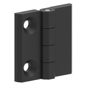 299122 (ПЕТЛЯ ПОЛОТНА 40X40 ZAMAK ЧЕРНЫЙ POW)