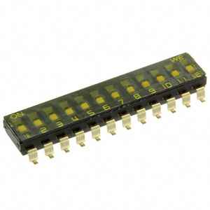 418121160812 (ПЕРЕКЛЮЧАТЕЛЬ SLIDE DIP SPST 25MA 24V)