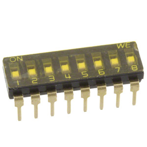 418127160908 (ПЕРЕКЛЮЧАТЕЛЬ SLIDE DIP SPST 25MA 24V)