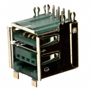 55917-501ЛФ (CONN RCPT USB POWER TYPE A TEAL)