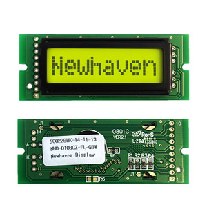 NHD-0108CZ-FL-GBW (LCD MOD CHAR 1X8 Y/G TRANSFL)