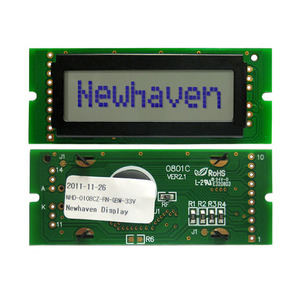 NHD-0108CZ-RN-GBW-33V (LCD MOD CHAR 1X8 СЕРЫЙ REFL STN)