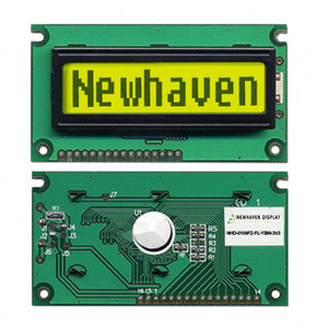 NHD-0108FZ-FL-YBW-3V3 (LCD MOD CHAR 1X8 Y/G TRANSFL)
