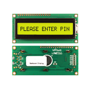 NHD-0116AZ-FL-GBW (LCD MOD CHAR 1X16 Y/G TRANSFL)