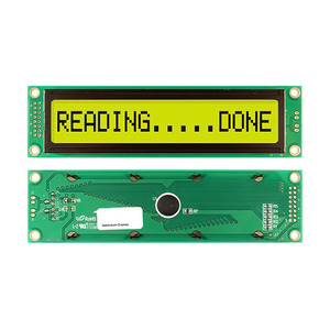 NHD-0116GZ-FL-GBW (LCD MOD CHAR 1X16 Y/G TRANSFL)