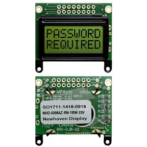 NHD-0208AZ-RN-YBW-33V (LCD MOD CHAR 2X8 Y/G REFL STN)