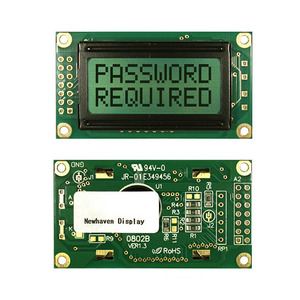 NHD-0208BZ-RN-YBW (LCD MOD CHAR 2X8 Y/G REFLECT)
