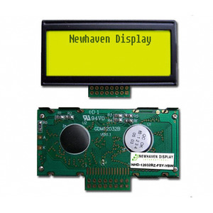 NHD-12032BZ-FSY-YBW (LCD MOD GRAPH 120X32 Y/G TRANSFL)