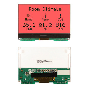 NHD-C12864A1Z-FSR-FBW-HTT (LCD COG GRAPH 128X64 КРАСНЫЙ BKLT)