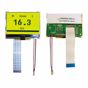 NHD-C12864AZ-FSY-YBW-HT (LCD COG GRAPH 128X64 Y/G TRANSFL)