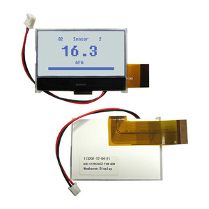 NHD-C12864KGZ-FSW-GBW (ЖК-ЧИП НА СТЕКЛЕ 128X64 TRANSFL)