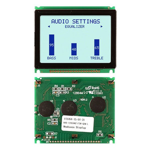 NHD-12864MZ-FSW-GBW-L (LCD MOD GRAPH 128X64 WH TRANSFL)