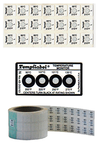 Самоклеящиеся температурные этикетки HELLING