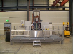 Магнитопорошковая система контроля центральных зубчатых колес крупного диаметра