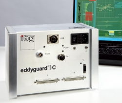 Цифровой вихретоковый дефектоскоп для контроля образцов на наличие трещин, пор и пережогов