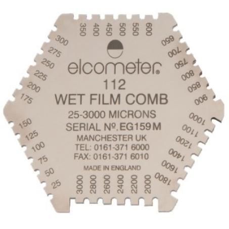 Гексагональная алюминиевая гребенка Elcometer 112AL