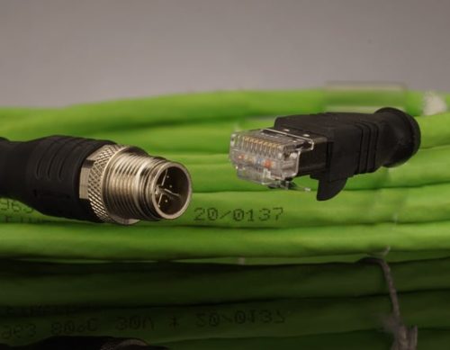Ethernet-кабель Cat 6a M12 — RJ45, IP65/67, 5 м