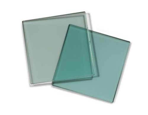 SCHOTT KG5, квадрат 50 мм, толщина 3 мм, теплопоглощающий фильтр из цветного стекла с коротким проходом