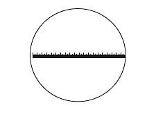Диаметр 21 мм, метрическая прямая линия, контактная сетка