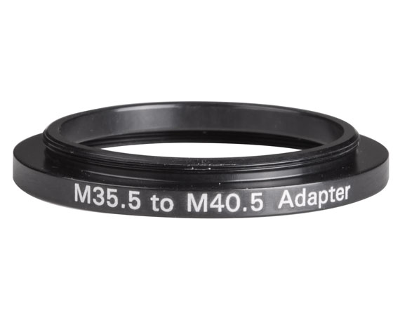 Повышающий переходник с наружной резьбы M35,5 x 0,5 на внутреннюю резьбу M40,5 x 0,5