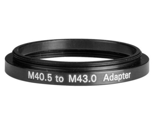 Повышающий переходник с наружной резьбы M40,5 x 0,5 на M43,0 x 0,75 с внутренней резьбой