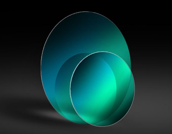 Ультратонкое окно N-BK7 диаметром 12,5 мм без покрытия