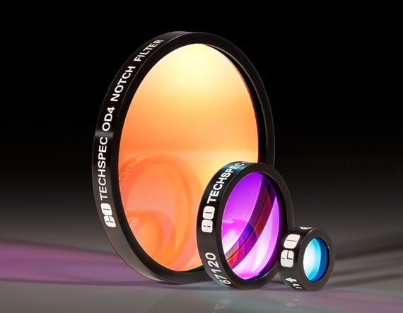 1030 нм, диаметр 25 мм, режекторный фильтр с наружным диаметром 4,0