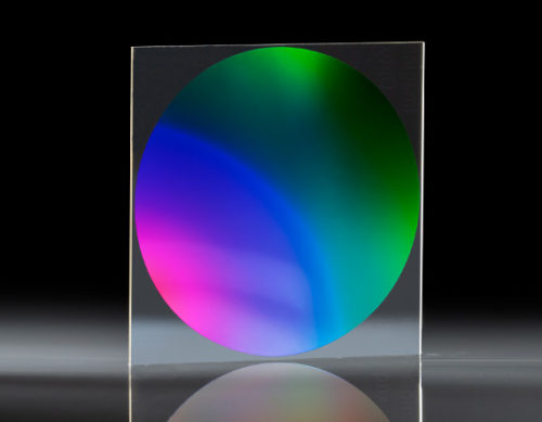 Лазерное V-покрытие 915 нм, квадрат 25 мм, дифракционная поляризационная решетка 6°