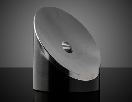 25,4 мм диам. x 25,4 мм EFL, защищенное алюминиевое зеркало OAP 90 ° со сквозными отверстиями для выравнивания